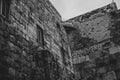 Old wall in old jerusalem Royalty Free Stock Photo