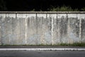Old Wall Panoramic Texture with Cement and Gray Background Royalty Free Stock Photo