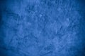 Old wall pattern texture cement blue dark abstract blue color design . Royalty Free Stock Photo