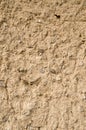 Old wall plastered with mud closeup Royalty Free Stock Photo