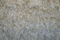 Old wall plastered with mud and straw Royalty Free Stock Photo