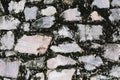 old wall rock pattern and texture Royalty Free Stock Photo