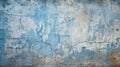 Old wall texture background, cracked grungy blue plaster and paint Royalty Free Stock Photo