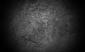 Old wall texture cement dark black gray  background abstract grey color design are light with white gradient. Royalty Free Stock Photo