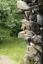Old wall, wall of stone, from a castle, Royalty Free Stock Photo