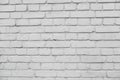 Wall from a white brick with a regular laying Royalty Free Stock Photo