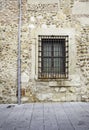 Old wall with window Royalty Free Stock Photo