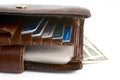 Old wallet Royalty Free Stock Photo