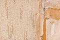 Old wallpaper texture background, house reconstruction, wall repair Royalty Free Stock Photo