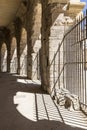 Old walls at arena in Arles