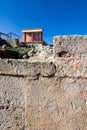 Old walls of Knossos near Heraklion. Royalty Free Stock Photo