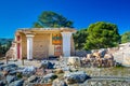Knossos palace, Heraklion, Crete, Greece Royalty Free Stock Photo