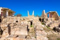 Old walls of Knossos near Heraklion. Royalty Free Stock Photo