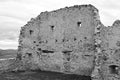 Old walls of the medieval Rupea Reps fortress in Transylvania, Romania Royalty Free Stock Photo