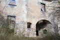 old walls from a ruin castle