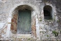 Old Walls And Door Royalty Free Stock Photo