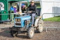 OLD WARDEN, BEDFORDSHIRE, UK ,OCTOBER 6, 2019.Ford 1200 tractor. Race Day at Shuttleworth