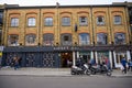 Old warehouse building containing the Market Hall at Camden Lock on Camden High Street