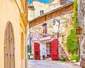 the restaurant in Arles, France