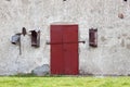 Old warehouse door Royalty Free Stock Photo