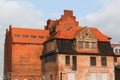 Old warehouse in the port of Stralsund Royalty Free Stock Photo