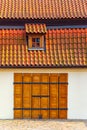 Old warehouse with tiled roof Royalty Free Stock Photo