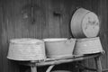 Old Washtubs Royalty Free Stock Photo