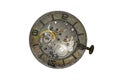 Old watch mechanism close up image Royalty Free Stock Photo