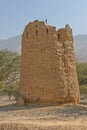 An Old Watchtower at Dhayah in the UAE