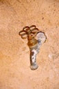 Old water faucet Royalty Free Stock Photo