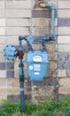 Old water meter Royalty Free Stock Photo