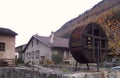 Old water mill at Martigny, Switzerland Royalty Free Stock Photo