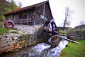 Old water mill in Rosia, Bihor county, Romania Royalty Free Stock Photo