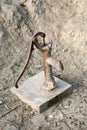 Old water pump Royalty Free Stock Photo