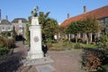 Old water pump in Almshouse Leiden Royalty Free Stock Photo