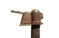 Old water pump on white background