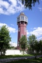 Old water surge tower in Noginsk, Russia.