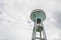 Old Water tank and blue sky background Royalty Free Stock Photo