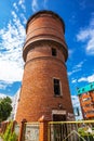 Old water tower. Berdsk, Western Siberia Royalty Free Stock Photo