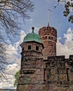 Old water tower, Sweden in HDR Royalty Free Stock Photo