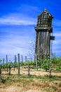 Old water tower in a vineyard