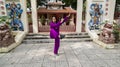 Tai Chi practice Royalty Free Stock Photo