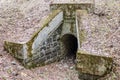 Old water tunnel of the early 20th century under the railway