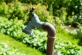 Old water valve pipe for water in garden hot Royalty Free Stock Photo