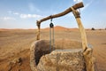 Old Water well in Sahara Desert Royalty Free Stock Photo