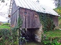 An old watermill in the upper reaches of the Korana River, Croatia Stara mlinica u gornjem toku rijeke Korane, Hrvatska Royalty Free Stock Photo