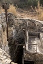 Old waterwheels in Cretes village