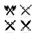 Old weapon vector icon Royalty Free Stock Photo