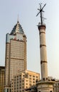 Old Weather Station The Bund Shanghai China Royalty Free Stock Photo