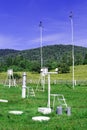 Old weather station in Mountain Altai